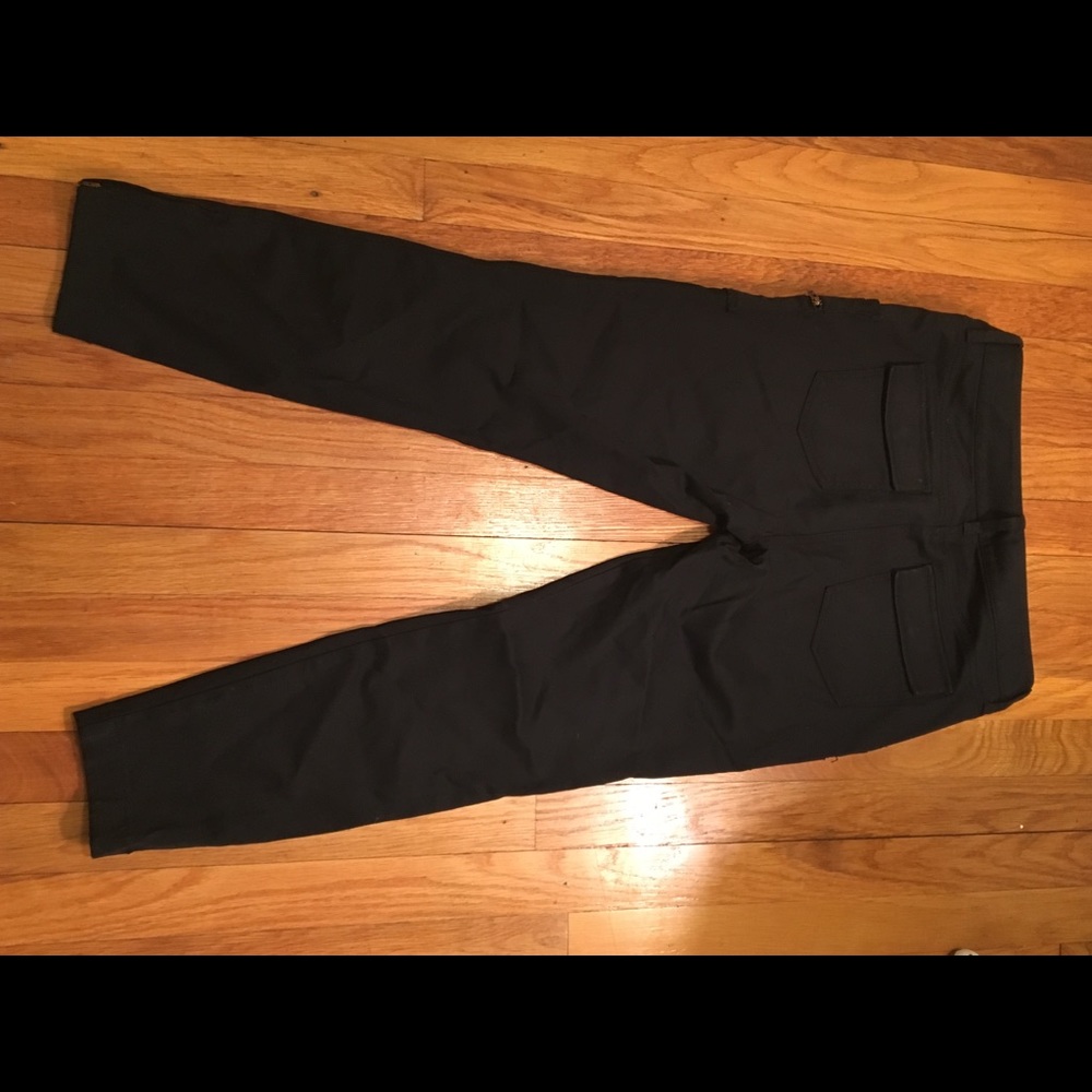 LOFT skinny cargo jeans SZ 8P Black - Picture 4 of 4